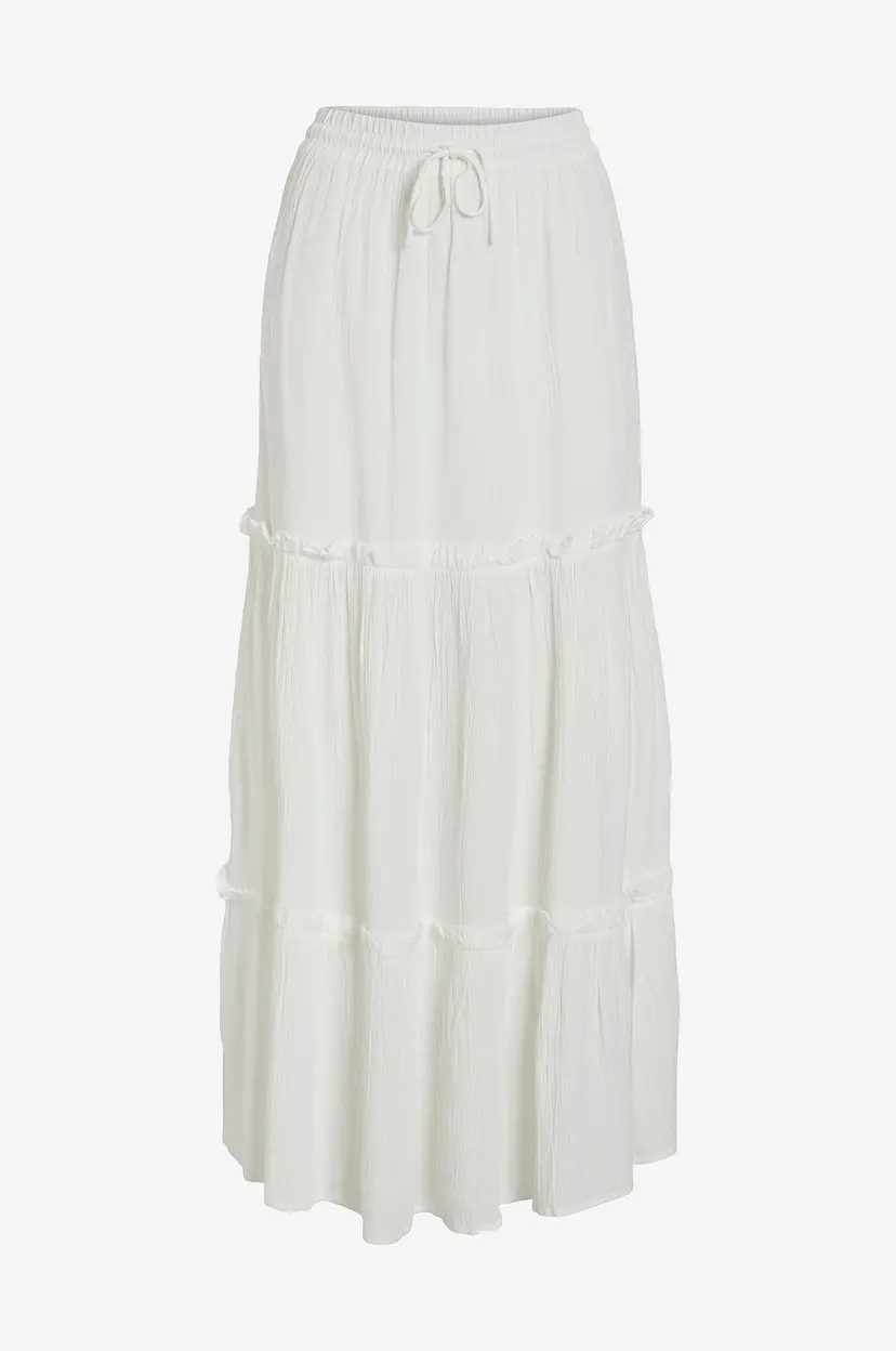 Vila Maxi skjørt viMesa HW Long Skirt - Hvit