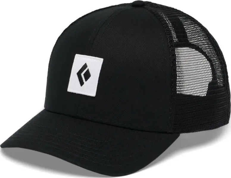 Black Diamond Black Diamond Men's Trucker Hat Black-black-white Icon Patch