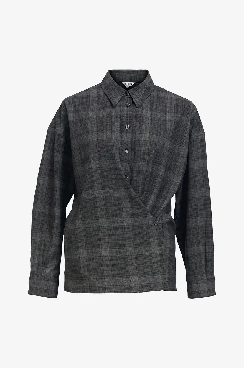 Object Collectors Item Skjorte Objdiena L/S Re Shirt 146 - Svart