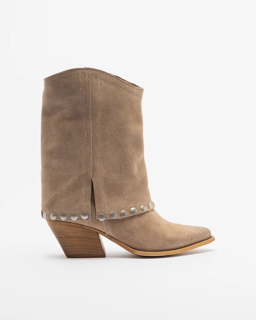 PROF PROF FRED Taupe Cowboy boots