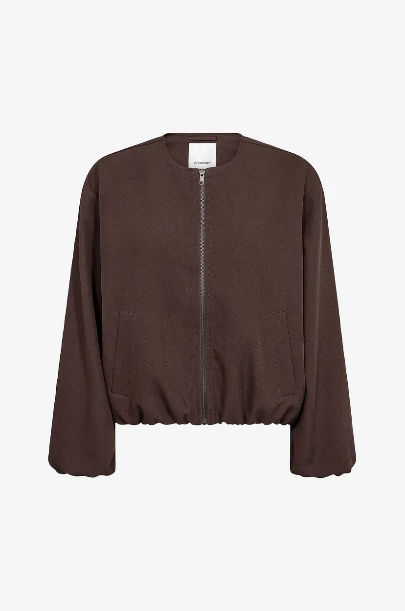 Co'couture Jakke LunaCC Balloon Zip - Brun
