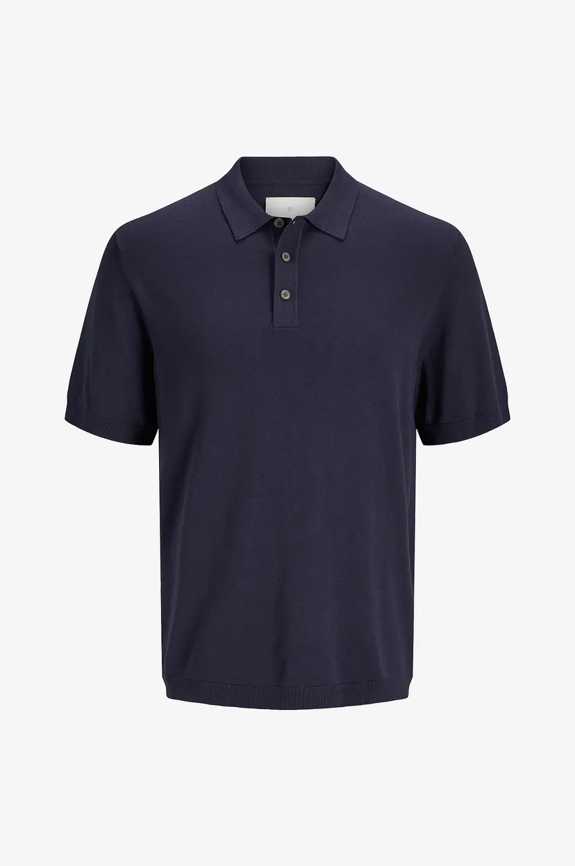 Jack & Jones Genser jprccWilliam Knit Polo SS - Blå