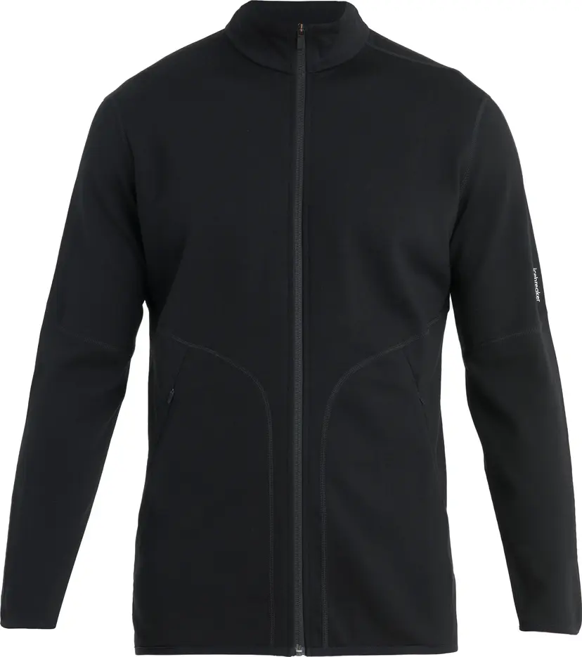 Icebreaker Icebreaker Men's Merino 560 Realfleece Elemental II Long Sleeve Zip Black