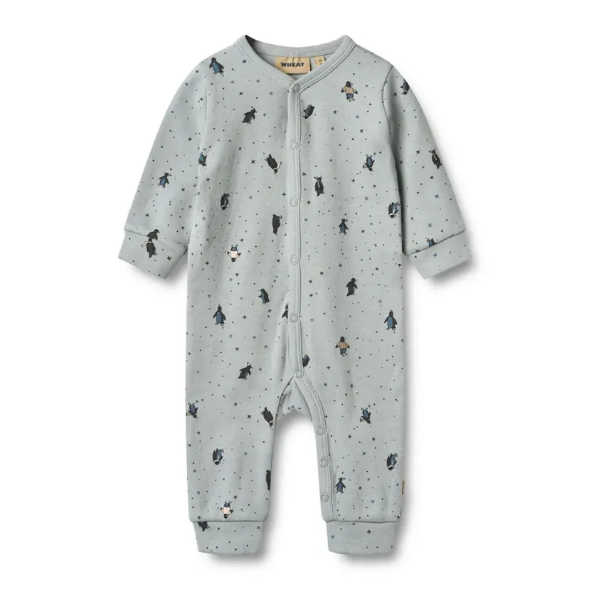 Wheat Wheat, Jumpsuit Bendji, Baby, Soft Rain Penguins