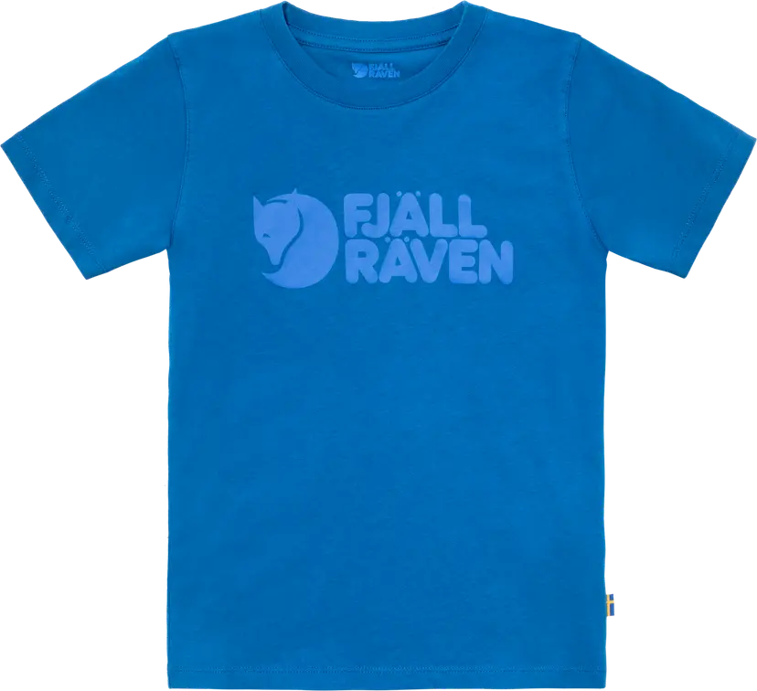Fjällräven Fjällräven Kids' Fjällräven Logo T-Shirt Alpine Blue