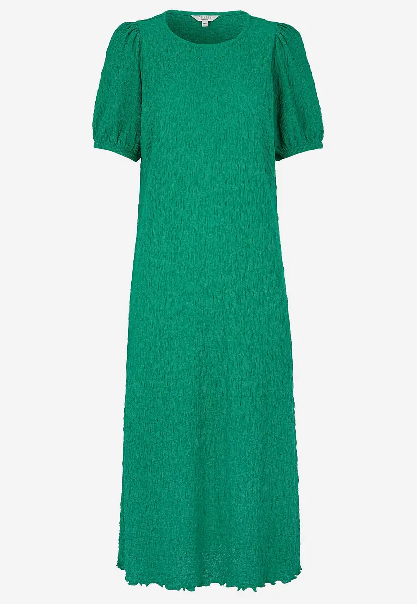 Jersey-kjole med struktur