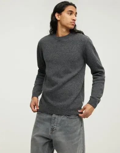 Casual Friday Casual Friday CFKARL crew neck bounty knit Gensere Grå