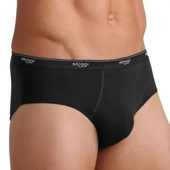 Sloggi Sloggi For Men Basic Midi Svart bomull Small Herre