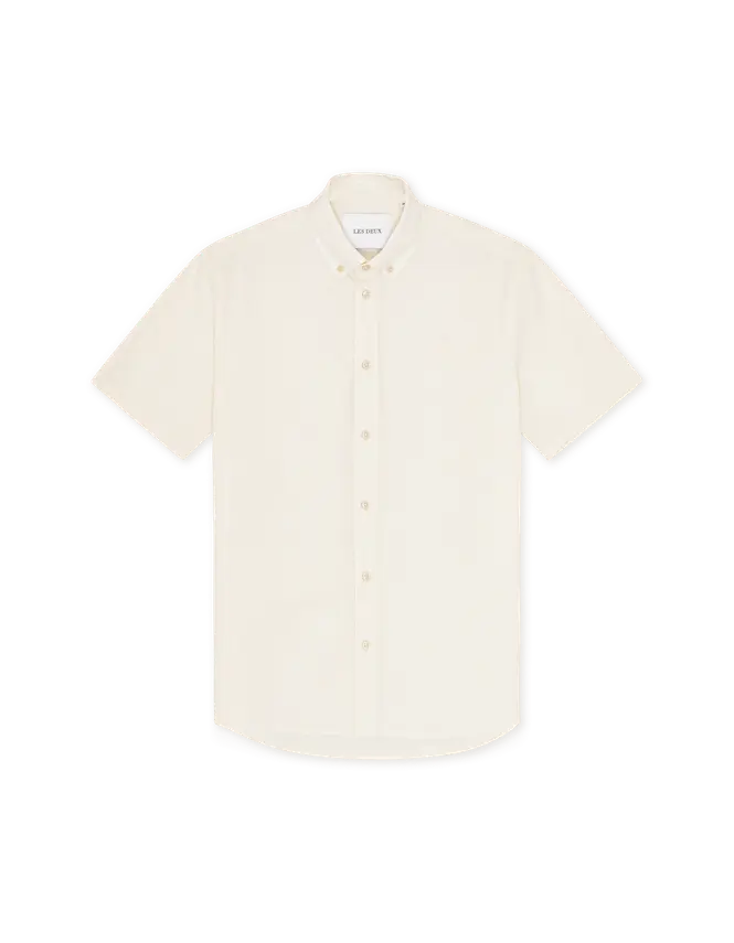 Les Deux Konrad Cotton Linen SS Shirt