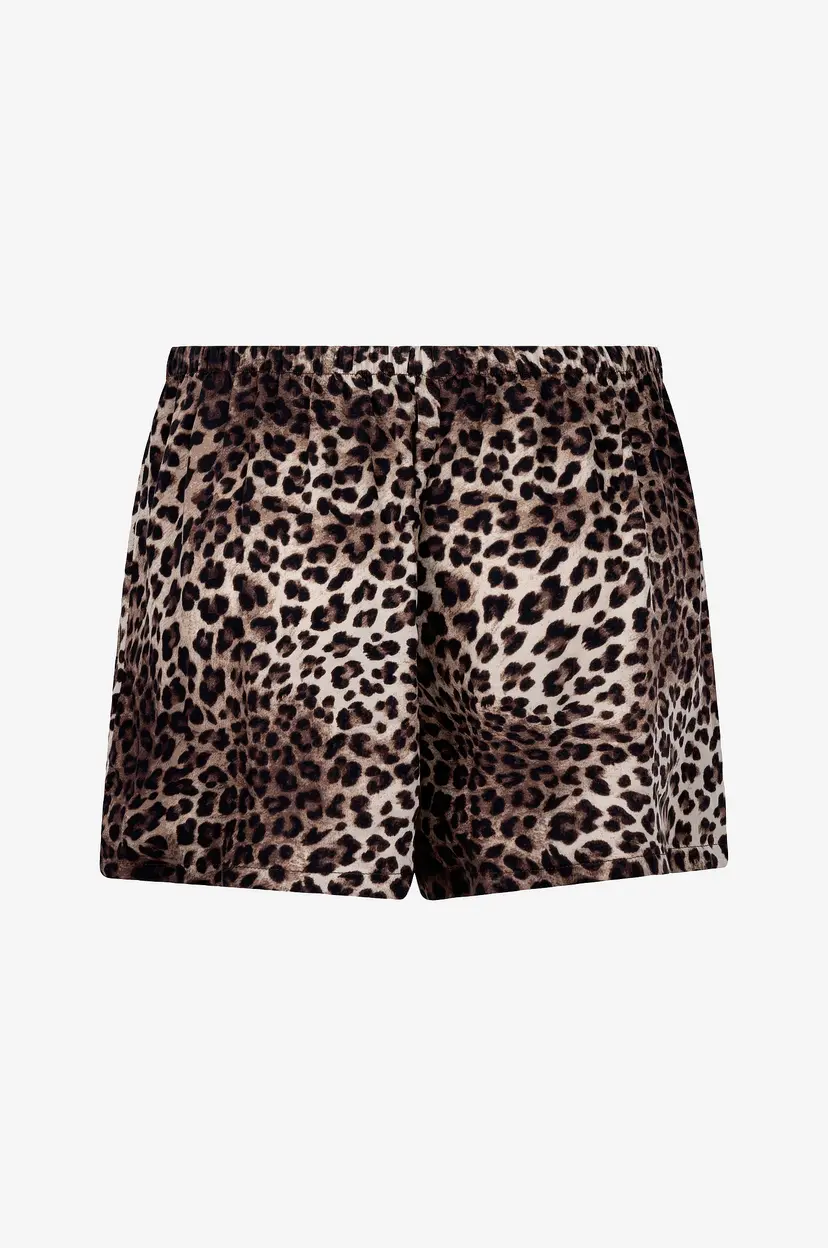 Hunkemöller Shorts Short Vis Satin - Brun