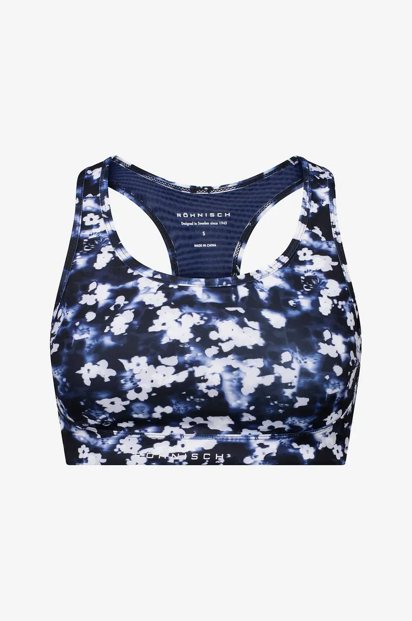 Rohnisch Sports-BH Printed Mesh - Blå