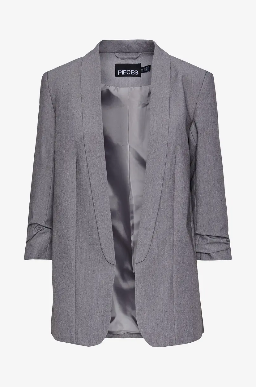 Pieces Dressjakke pcBosella 3/4 Blazer - Grå
