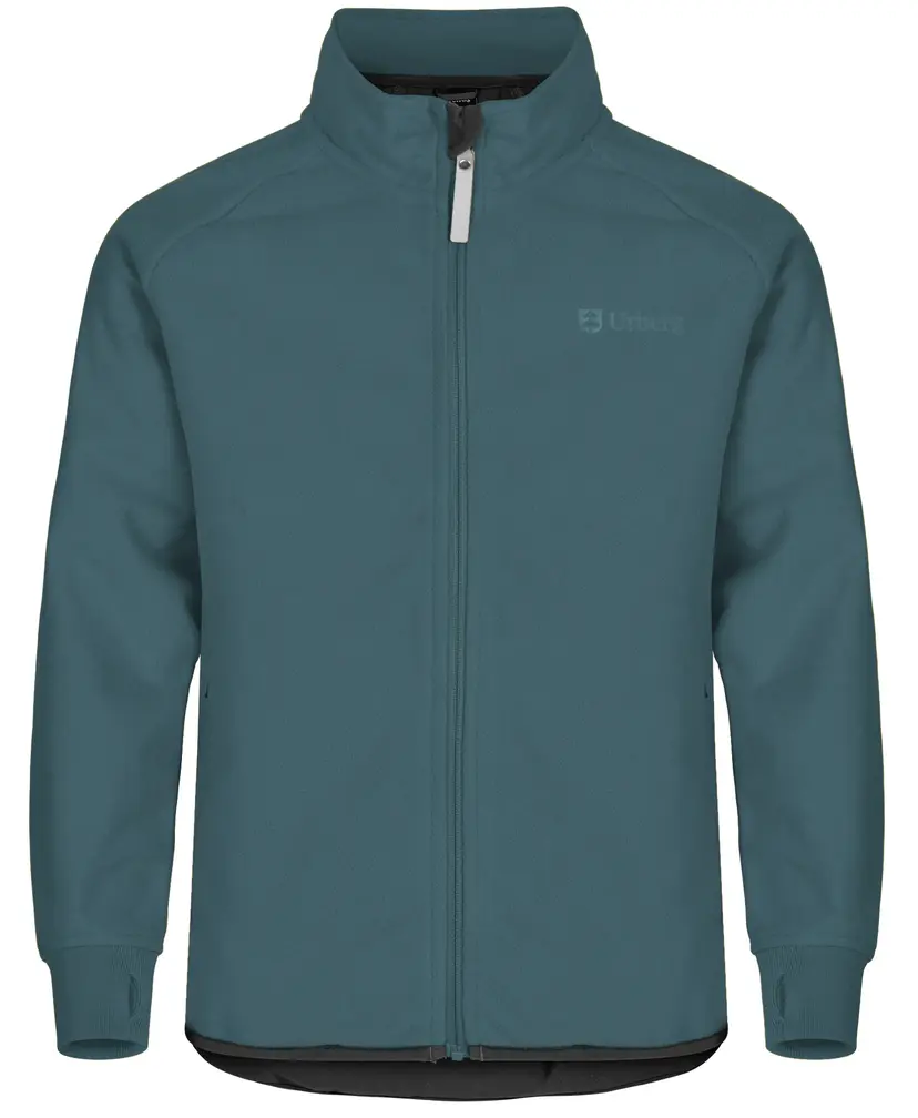 Urberg Urberg Juniors' Vindeln Wind Fleece Jacket Silver Pine