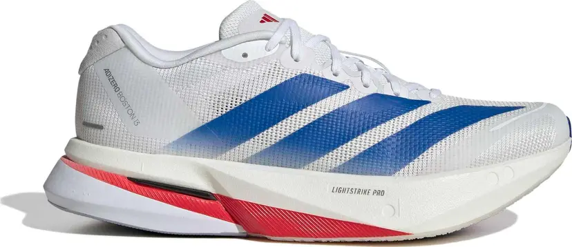 Adidas Adidas Women's Adizero Boston 13 Cloud White/Team royal blue/Dash grey