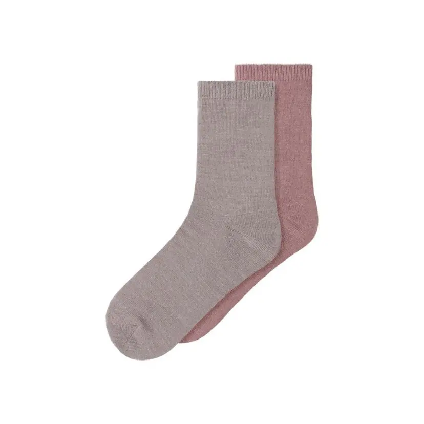 NAME IT Name It - Ullsokker 2-pk Jr Wak Shadow Gray/ Satellite