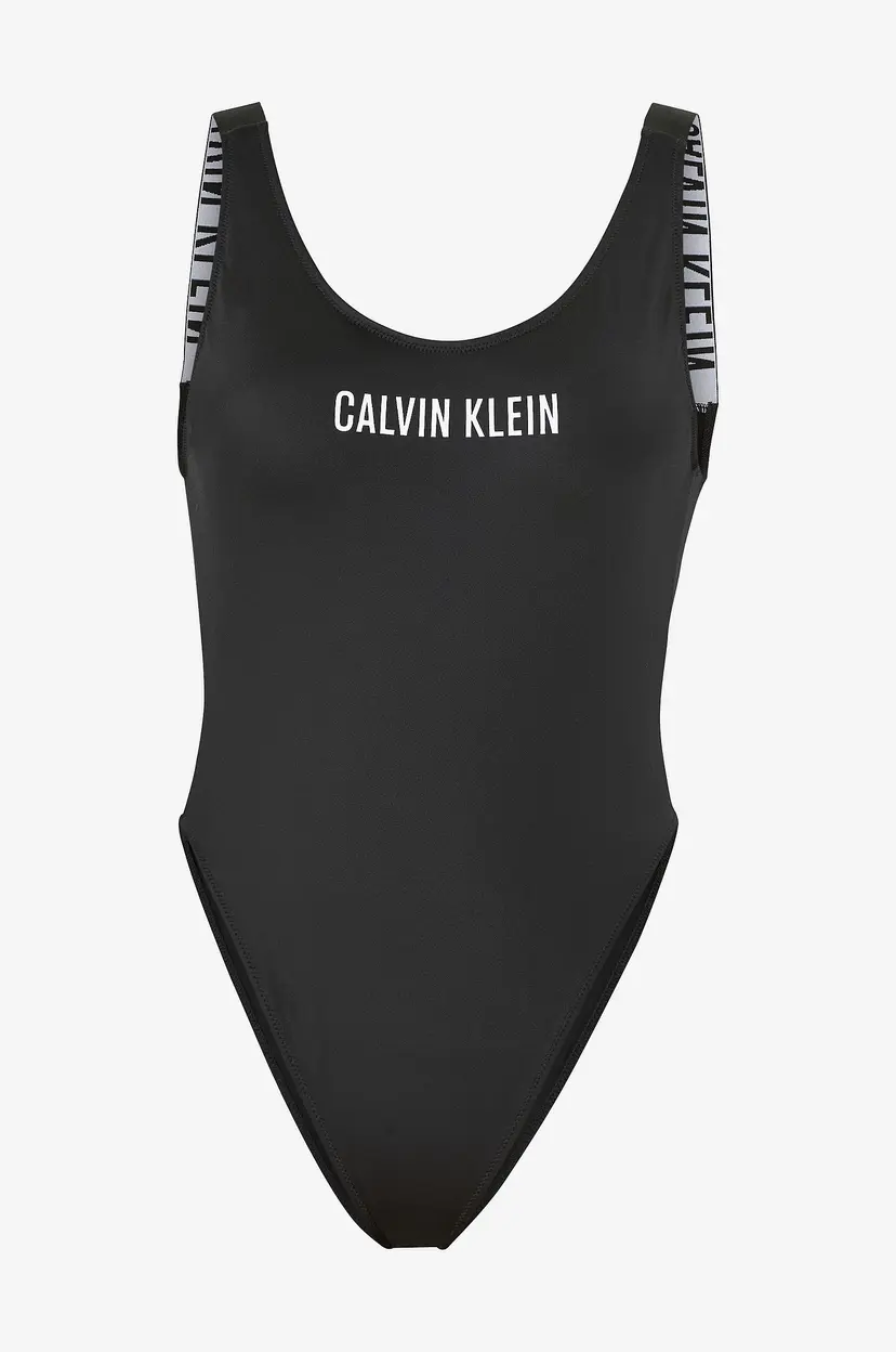 Calvin Klein Underwear Badedrakt Scoop Back One Piece - Svart