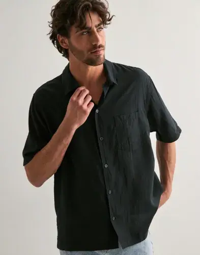 Samsøe Samsøe Samsøe Samsøe Saayo P Shirt 15364 Kortermede skjorter Svart