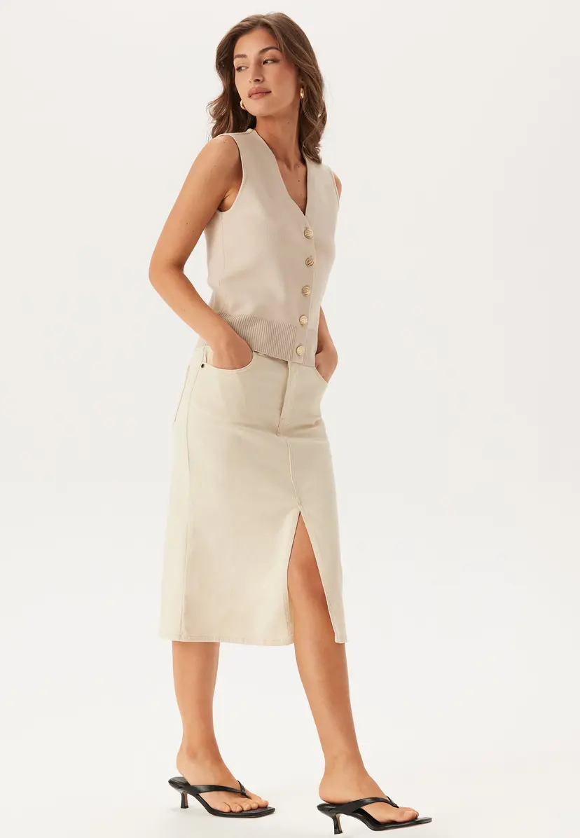 Object Collectors Item Objellen Mw Midi Twill Skirt