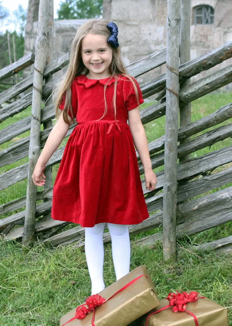 Vilje & Ve Vilje & Ve Anine Dress Red (86 / 1,5 år)