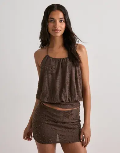 Nelly Nelly - Brun - Dazzling Tied Top