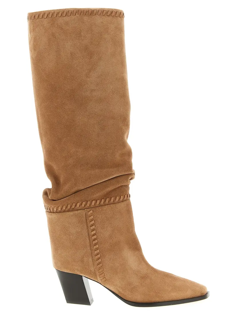 Jimmy Choo Jimmy Choo Cowboy/biker støvler – Beige
