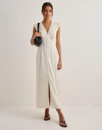 Neo Noir Neo Noir - Hvit - Aniella Dot Dress