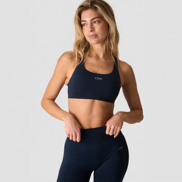 ICANIWILL Smooth Seamless Sports‑BH Mørkeblå