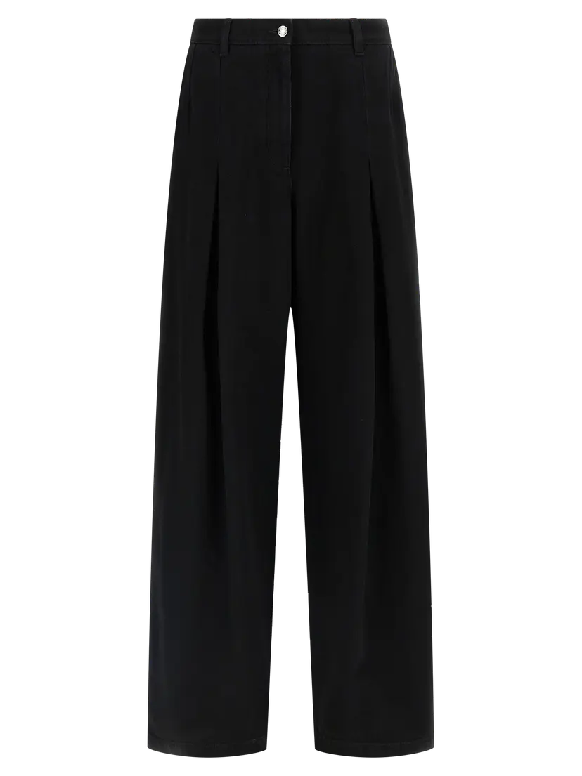 Dolce & Gabbana Dolce & Gabbana Vide bukser – Svart