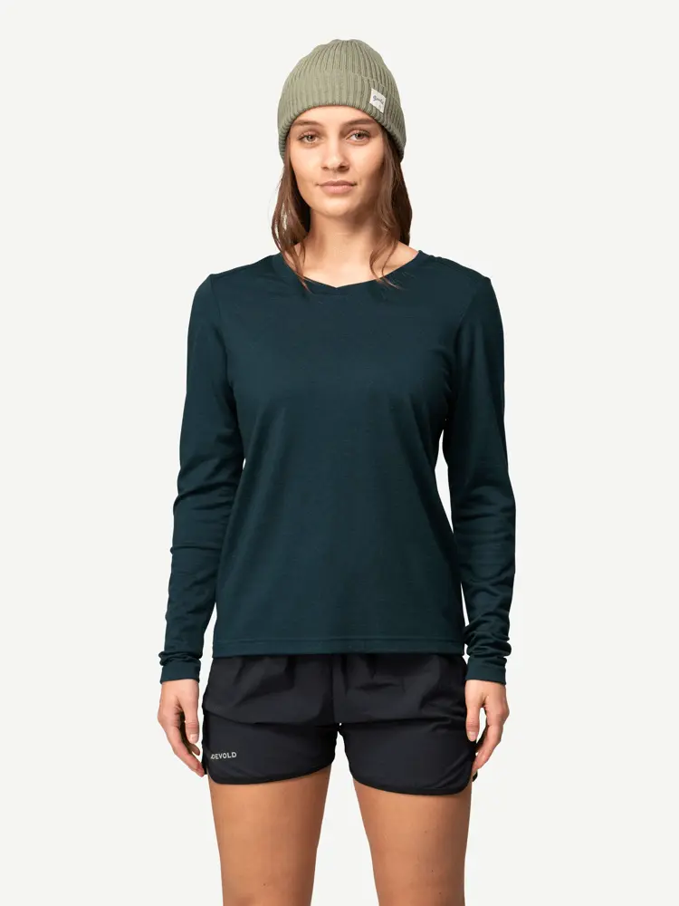 Devold Devold - Premium Long Sleeves Dame - Large - Blå