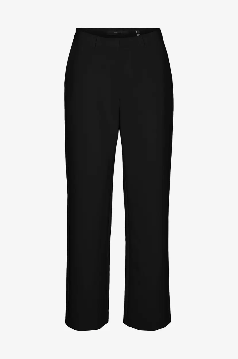Vero Moda Bukser vmClair MW Straight Pant - Svart