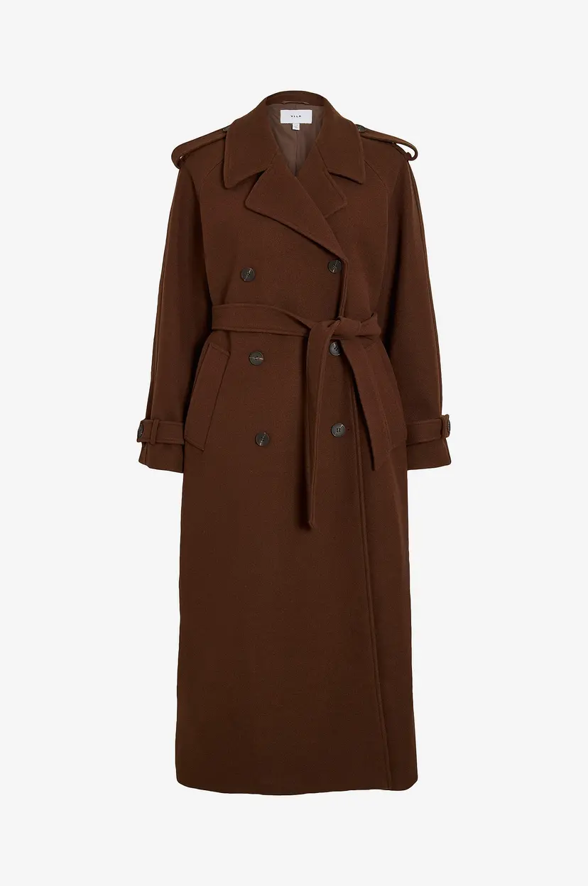 Vila Trenchcoat viSofie - Brun