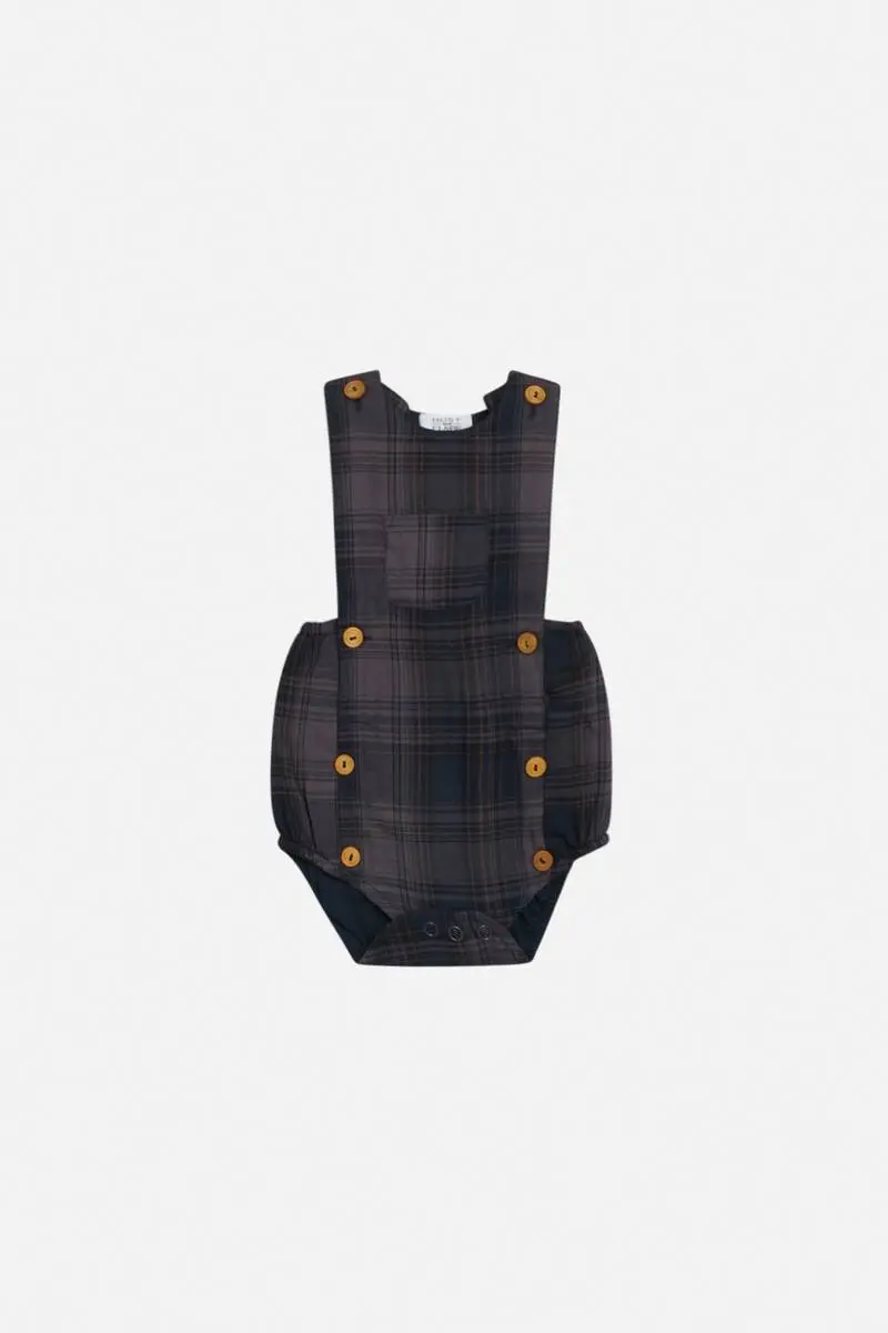 Hust and Claire Hust & Claire Meri - Romper Navy (56 / 1-2 mnd)