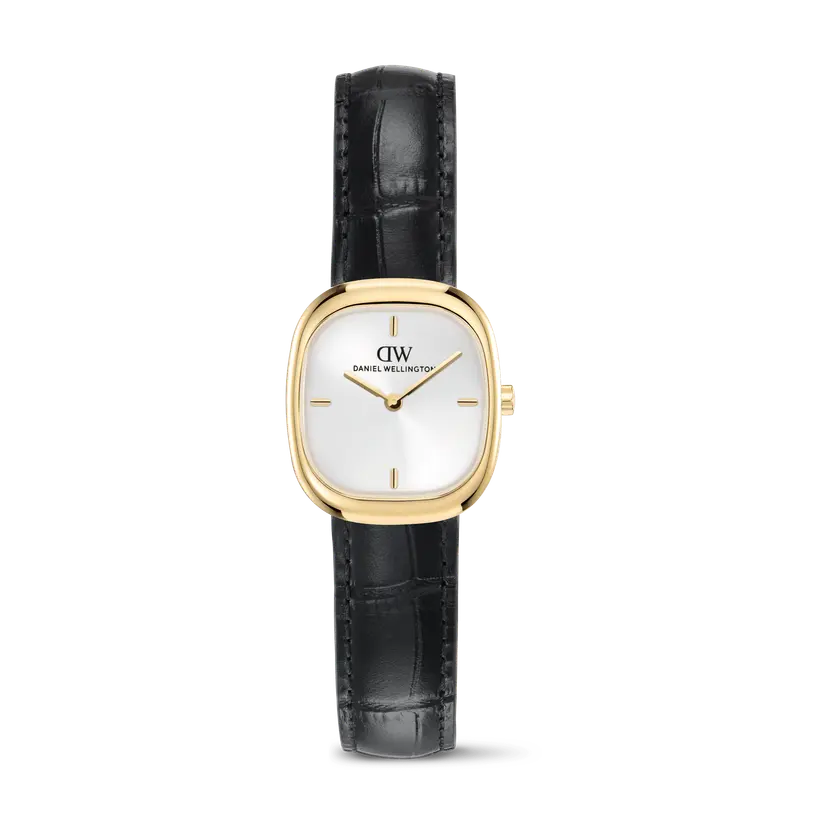 Daniel Wellington Gold 24mm Watch Corta Black-croc | DW