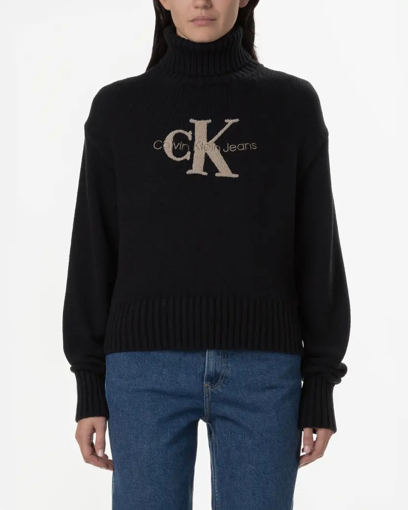 Calvin Klein Jeans Calvin Klein Jeans J20J224229 Black Turtleneck sweater