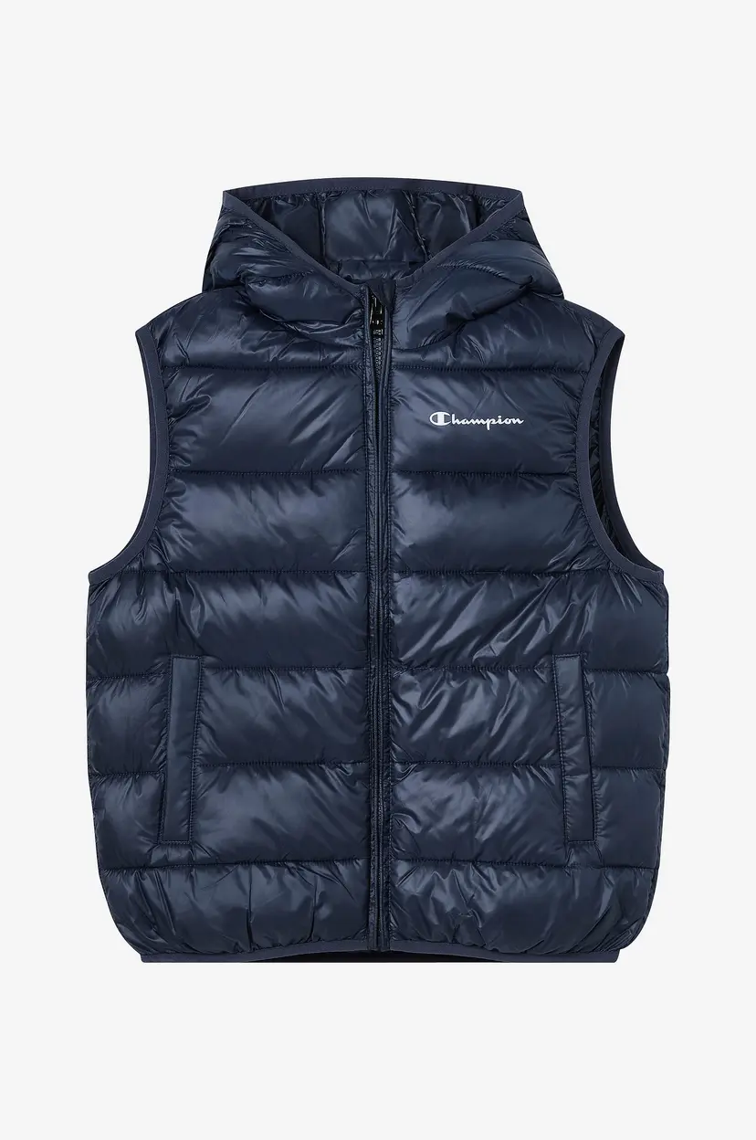 Champion Vest Hooded Full Zip Vest - Blå