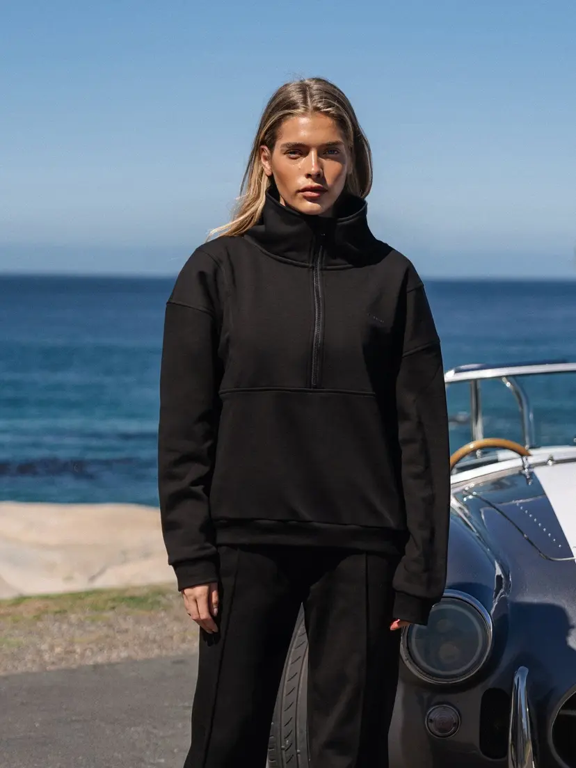 Balion Celeste Half Zip Sweater Black
