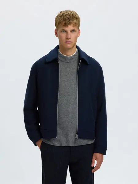SELECTED Slhphilip Wool Blend Jkt Noos