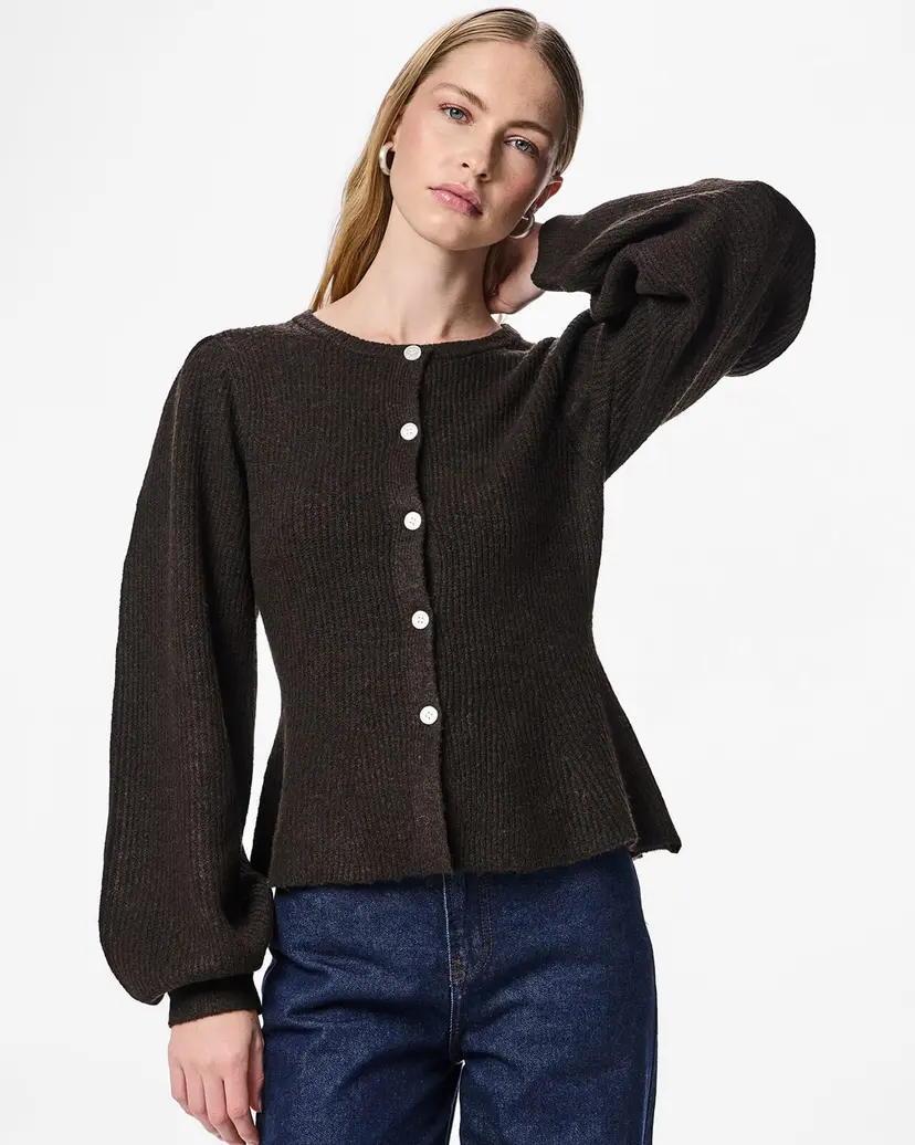 Pieces Strikket Cardigan Silly Puff