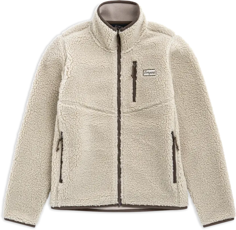 Bergans Bergans Junior´s Lunnan Pile Fleece Jacket Coastal Sand