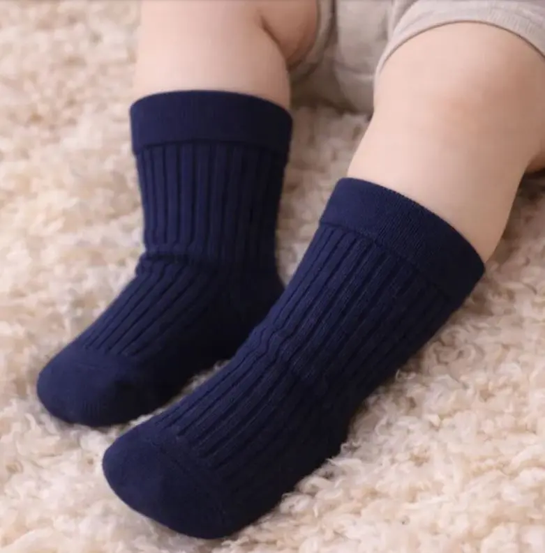 Need it Babysokker i merinoull Klassisk Navy
