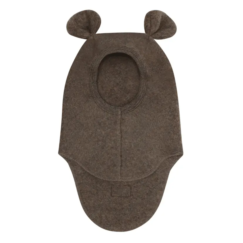Huttelihut Huttelihut - Balaclava Ullfleece Ører Brown Melange