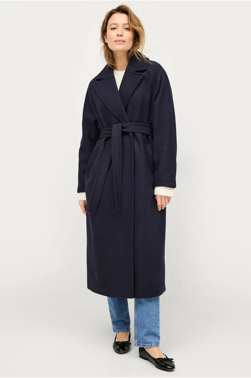 Ellos Collection Kåpe Robe Coat med flip-flops - Blå