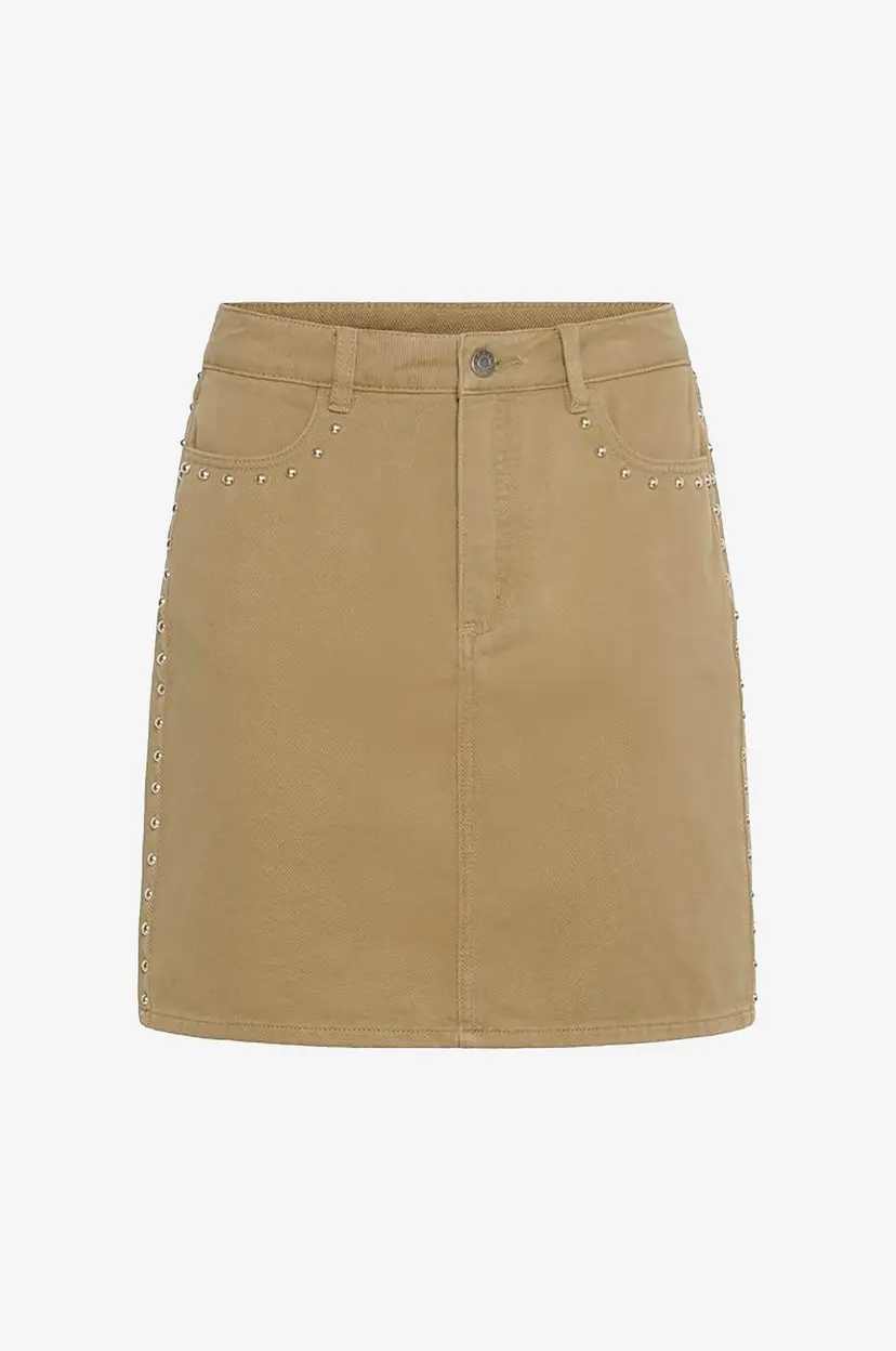 Kaffe Skjørt kaBrynn Twill Skirt - Natur