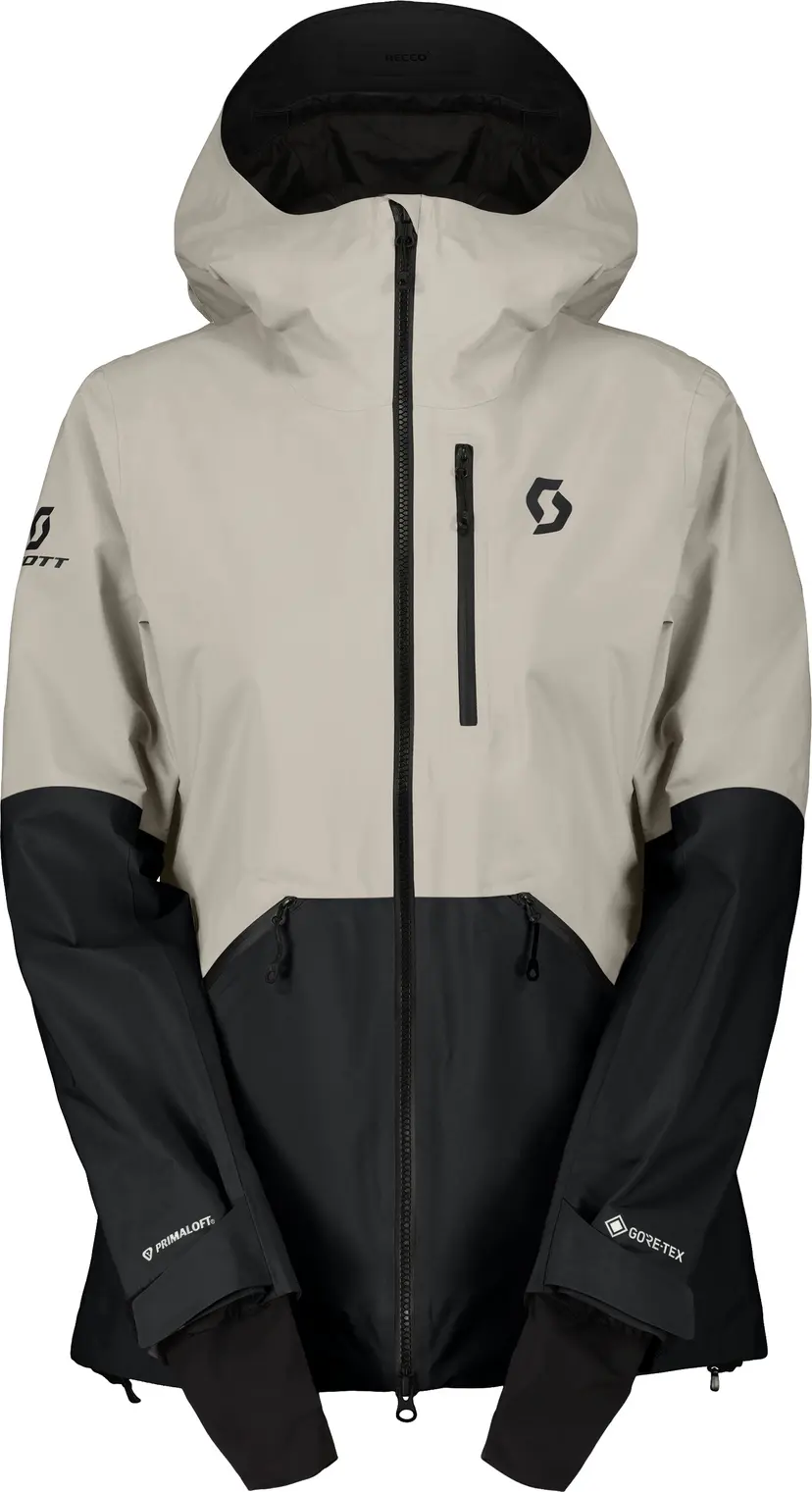 Scott Scott Women's Vertic GORE-TEX 2 Layer Primaloft Jacket  Dust White/black