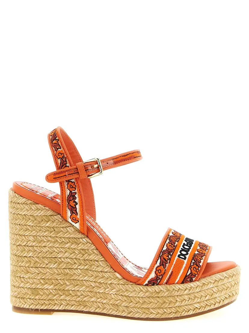 Dolce & Gabbana Dolce & Gabbana Wedges – Oransje