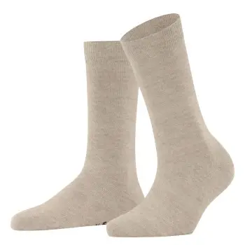 Falke Falke Strømper Family Woman Lysbrun  bomull Str 35/38 Dame