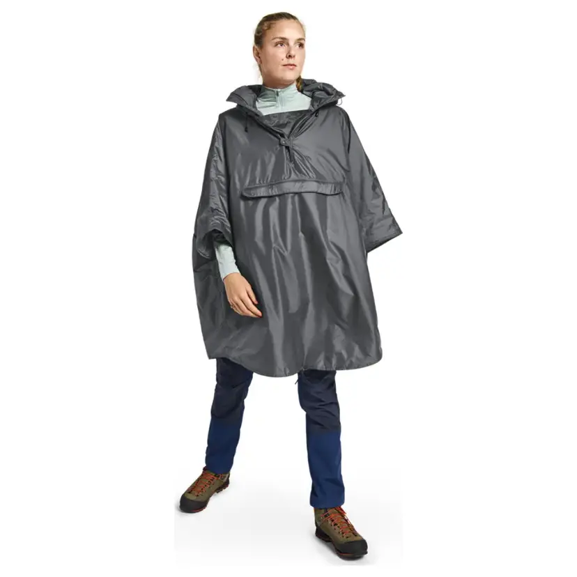 Helsport Helsport Pro Fjell Poncho Insulated Dark Shadow / Ruby Red