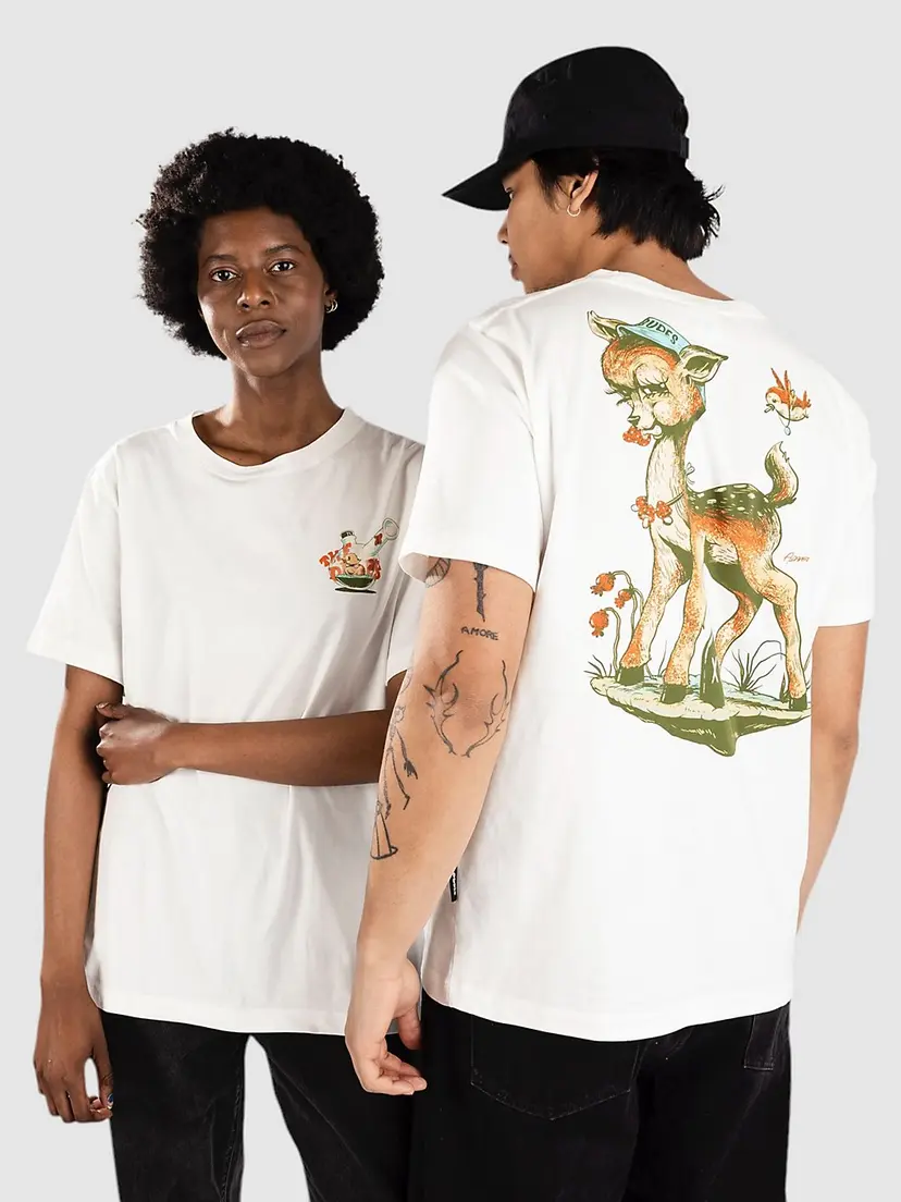 The Dudes The Dudes Bamby Classic T-skjorte hvit