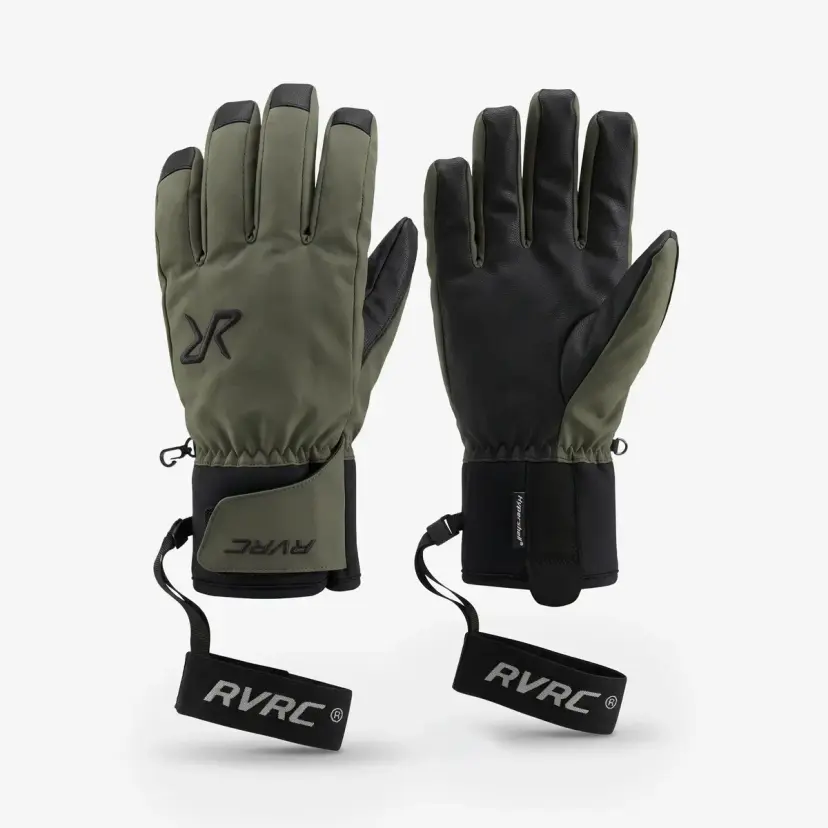 RevolutionRace Accxel Cuffed Waterproof Ski Gloves Unisex Kambaba Green