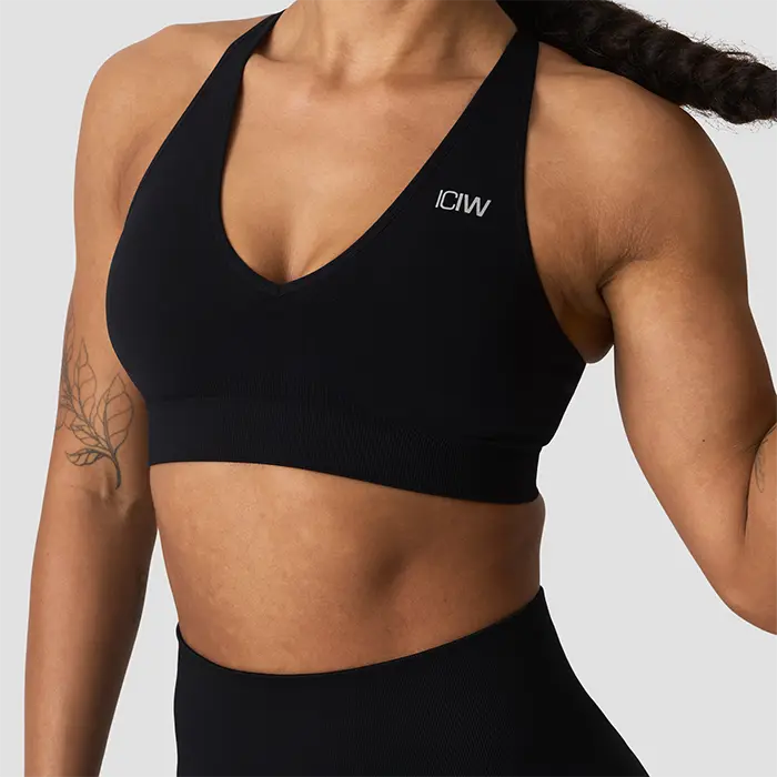 ICANIWILL Sculpt Sports-BH Svart